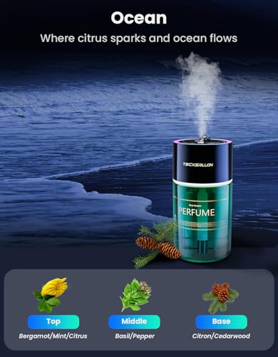 Smart Car Air Freshener Diffuser with Star Light (29.57 Fl Oz)