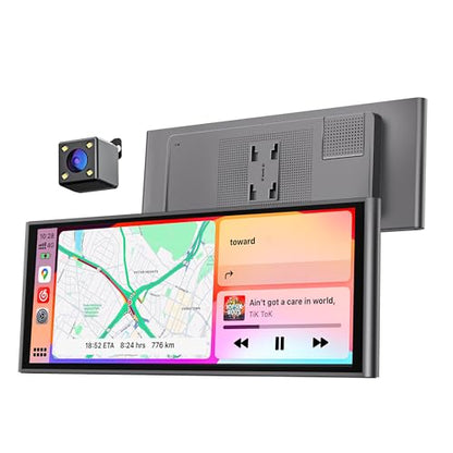 9.26" Wireless Portable Car Play Screen for CarPlay & Android Auto