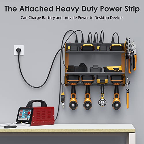 Wall Mount Modular Tool Charging Organizer