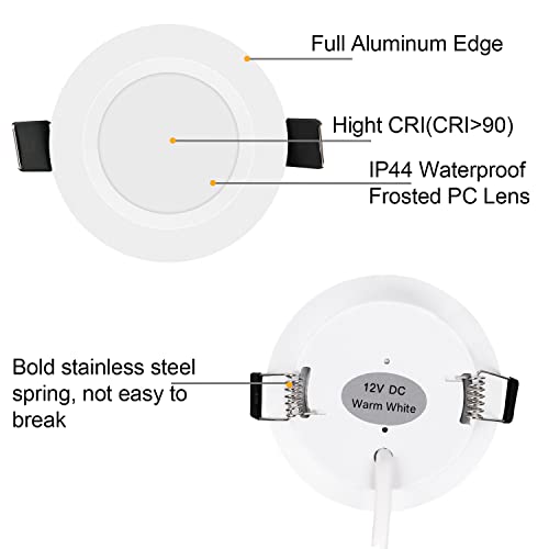 12V LED RV Puck Lights (6 Count)