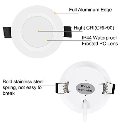 12V LED RV Puck Lights (6 Count)