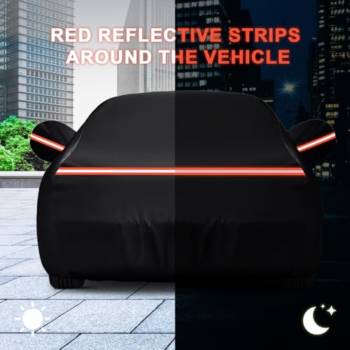 QUNSUNUS Waterproof Car Cover for Chevelle Malibu SS Sedan