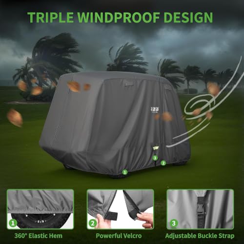 650D Golf Cart Cover for 2