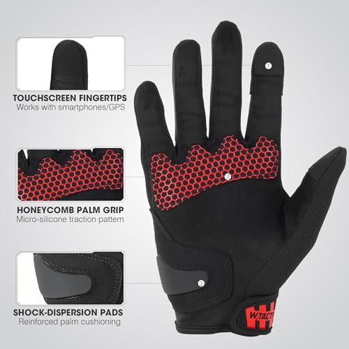 Lightweight Motorcycle Gloves for Men Women Touchscreen Summer