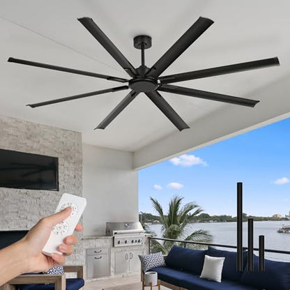 84 Inch Large Ceiling Fan Without Light