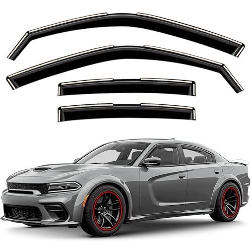 Window Deflectors Smoke Tinted in (4 Count)