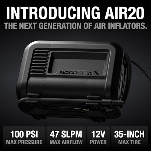AIR20 47 LPM 12V Portable Tire Inflator & Air Compressor