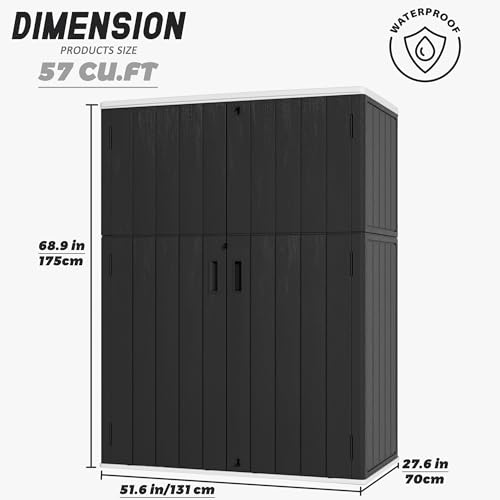 Vertical Outdoor Storage Cabinets