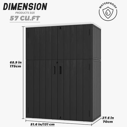 Vertical Outdoor Storage Cabinets