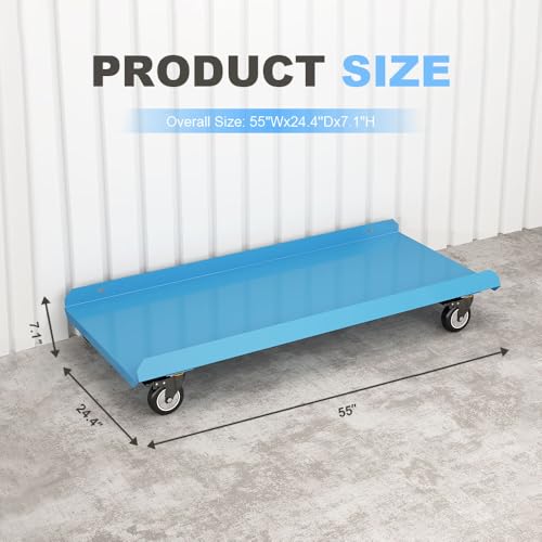 Rolling Pipe Storage Rack Cart
