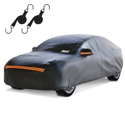 Heavy Duty Sedan Car Cover Waterproof All Weather for Automobiles