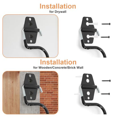16 Pack Metal Broom Hooks (16 Count)