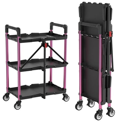 3 Tier Collapsible Utility Cart
