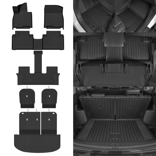 Custom Fit Floor Mats for 2027 Kia Telluride Hybrid 7 Seats