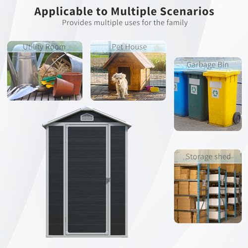 4x6 FT Outdoor Storage Shed