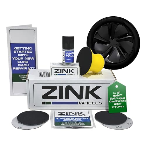 Premium Tesla Wheel Curb Rash Repair Kit for Model Y 19