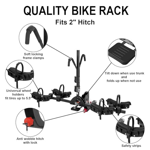 2 E Bike Rack Hitch Mounted (2 Count)