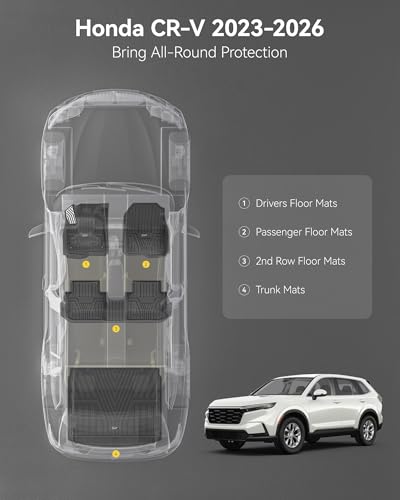 Floor Mats & Cargo Liner Fit for Honda CR