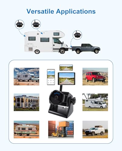 1080P Magnetic Wireless Backup Camera WiFi Hitch Camera