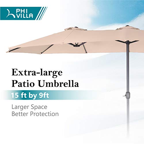 15FT Patio Umbrella with Base