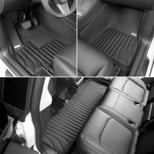 3PCS Extreme Coverage Floor Mats for Tesla Model Y