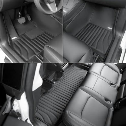 3PCS Extreme Coverage Floor Mats for Tesla Model Y