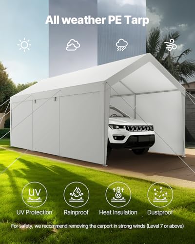 Carport 10 x 20 FT Outdoor Car Canopy