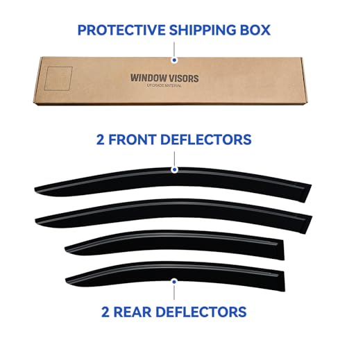 Window Visors Rain Guards for 2022 2023 2024 2025 2026 Subaru WRX