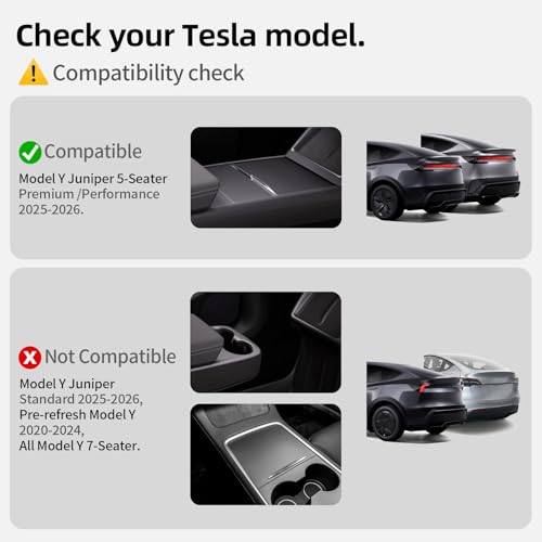 6 Pcs for Tesla Model Y Juniper Accessories 2025 2026