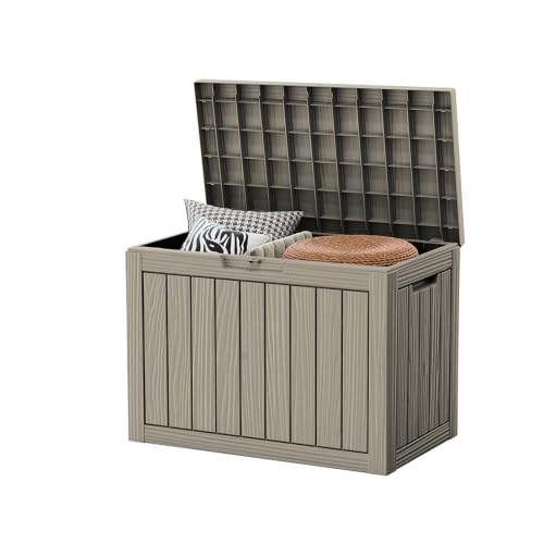 45 Gallon Small Outdoor Storage Deck Box