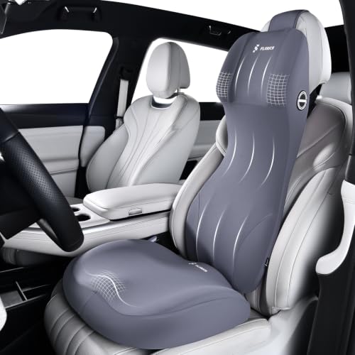 Memory Foam Ergonomic Car Seat Cushion with Lumbar Support Neck Pillow 2