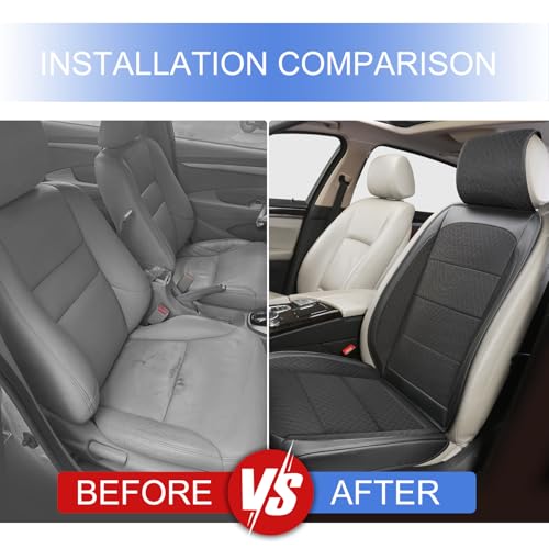 1 Pack Black Ventilated Cooling Mesh Car Seat Covers