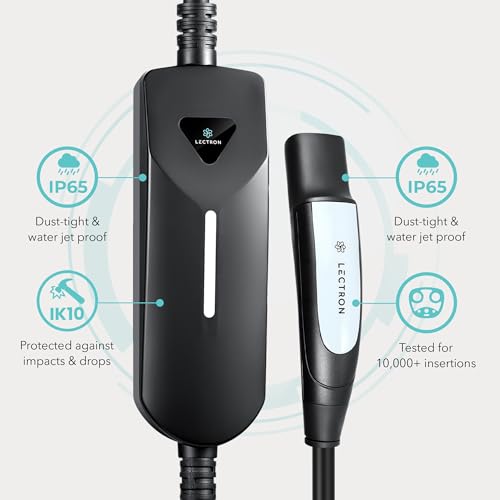 Level 1/2 (12A & 40A) Tesla NACS EV Charger - Dual-Level Electric Vehicle Charging Station with NEMA 14-50/5-15 Plug - Portable Electric Car Charger for All NACS Electric Vehicles