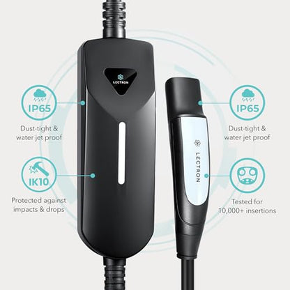 Level 1/2 (12A & 40A) Tesla NACS EV Charger - Dual-Level Electric Vehicle Charging Station with NEMA 14-50/5-15 Plug - Portable Electric Car Charger for All NACS Electric Vehicles