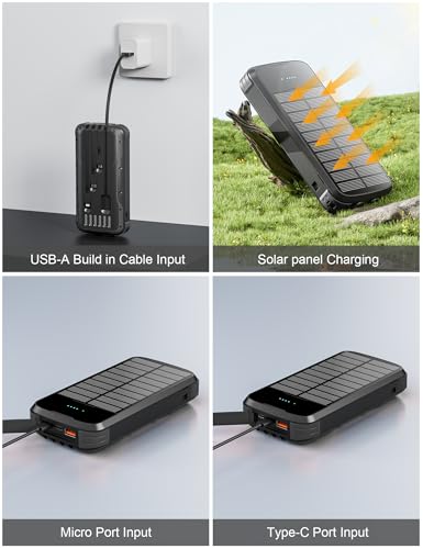 Solar Power Bank 40000mAh