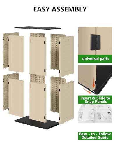 60 Cu.Ft Vertical Outdoor Storage Shed