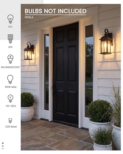 Exterior Wall Sconce (2 Count)