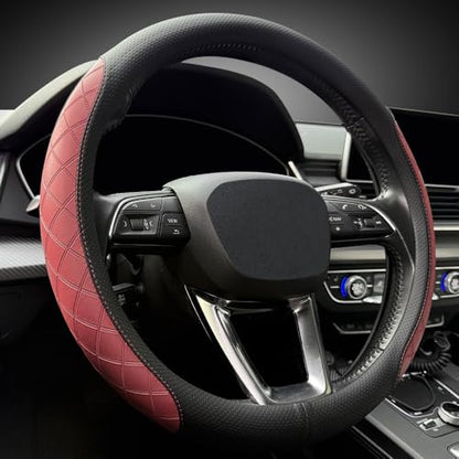 Nappa Leather Steering Wheel Cover
