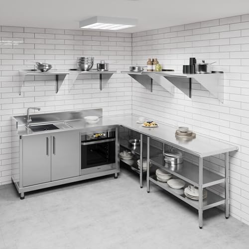 24 in. x 24 in. Stainless Steel Wall Mount Shelf