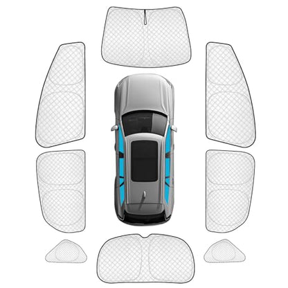 8pcs Thicken Sun Shade for Ford Focus Hatchback 2014