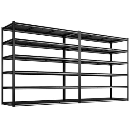 84“H Garage Shelving Heavy Duty Storage Shelves 3500 LBS Adjustable Metal Shelving Uints and Storage for Garage (2 Count)