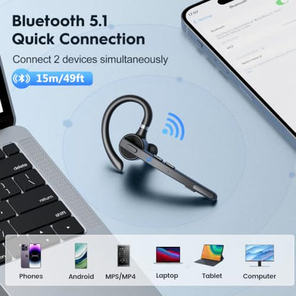 Bluetooth Headset 72H Work Single