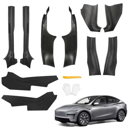 8Pcs Door Sill Protector and 2Pcs Center Console Anti