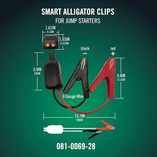 600 AMP Lithium Jump Starter for 12V Batteries in Gas and Diesel Engines Up to V6