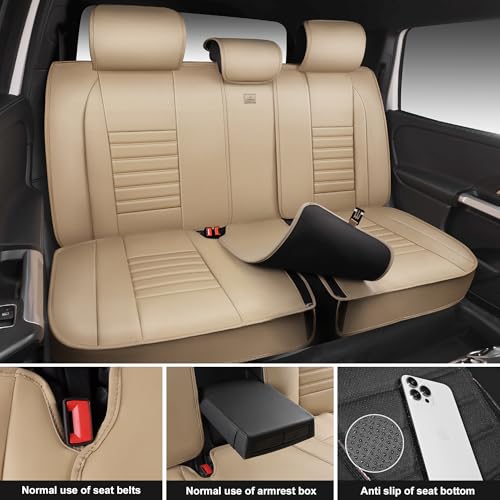 Nappa Leather Car Seat Covers Full Set