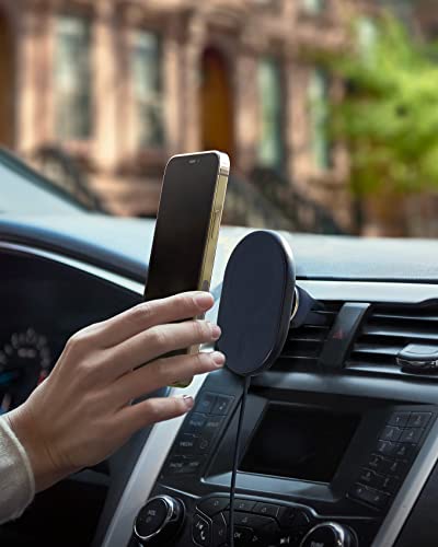 Velox Magnetic Wireless Charging Air Vent Car Phone Mount. Compatible with MagSafe iPhones including iPhone 12
