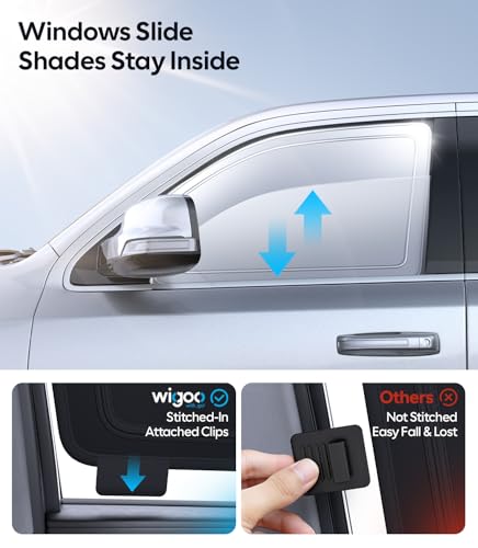 2026 6PC Full Set Window Sunshade for Ford F150 4Doors 2021 (6 Count)