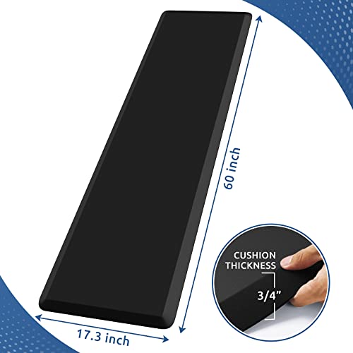 Kitchen Mat Cushioned Anti Fatigue Kitchen Rug 0.8inch Water Resistant Non Slip Kitchen Rugs and Mats Standing Desk Mat Comfort Floor Mats for Kitchen Sink Office