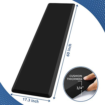 Kitchen Mat Cushioned Anti Fatigue Kitchen Rug 0.8inch Water Resistant Non Slip Kitchen Rugs and Mats Standing Desk Mat Comfort Floor Mats for Kitchen Sink Office