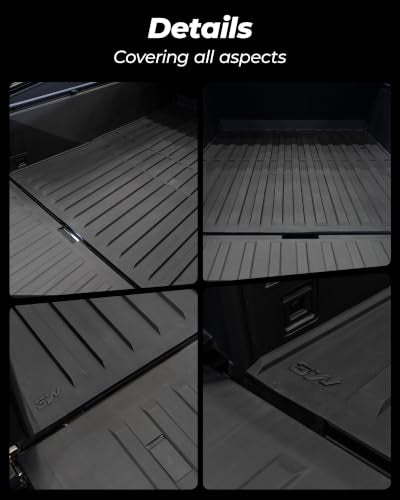 Pickup Trunk Mat Set for Tesla Cybertruck 2023 2024 2025
